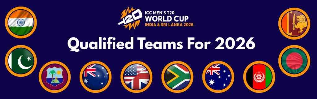 Teams and Squads of ICC Men’s T20 World Cup 2026 1 ICC T20 Men's World Cup Teams