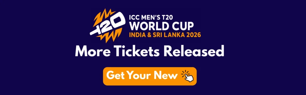 Teams and Squads of ICC Men’s T20 World Cup 2026 3 ICC T20 Men's World Cup Tickets