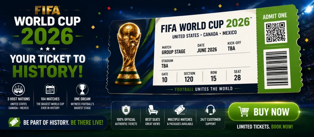 Complete Guide for Buying Tickets for the FIFA World Cup 2026 3 FIFA World Cup Tickets