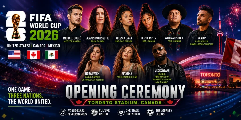 The Opening Ceremony of the World's Largest Football Tournament: FIFA World Cup 2026 4 Opening Event of the FIFA World Cup