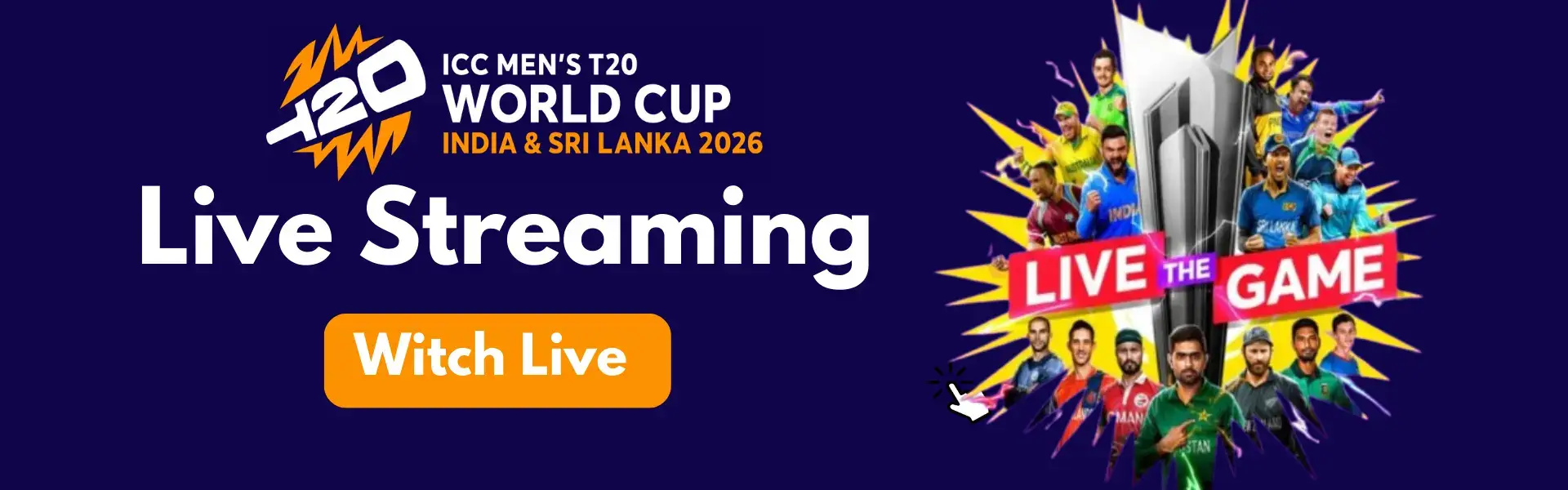ICC T20 Mans World Cup Live